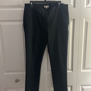 Black ankle dress pants
